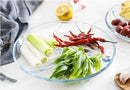 Axyaa Tempered Glass 3 Grid Dining Plate Set
