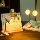 Axyaa LED Desk Lamp: Foldable Magnetic Night Light with Clip for Study and Bedroom