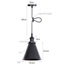 Axyaa Industrial Pendant Light for Kitchen Island & Dining Room - Adjustable Hanging Fixture