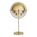 Axyaa Black Gold Metal Desk Lamp for Modern Living Room & Bedroom