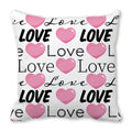 Heart Print Pillowcase for Home Decor by Axyaa - Love Cushion Cover