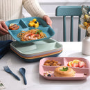 Axyaa Food Grade Plastic Dinner Plate Multipurpose Storage Tray Heat-resistant Dishes
