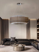 Luxury Crystal Ceiling Chandelier LED by Axyaa: Modern Nordic Light Fixture for Living Room, Bedroom