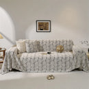 Axyaa Velvet Sofa Protector & Plush Fleece Blanket - Universal Sofa Cover