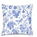 Axyaa Blue Floral & Bird Pattern Pillow Covers for Sofa Bedroom Car