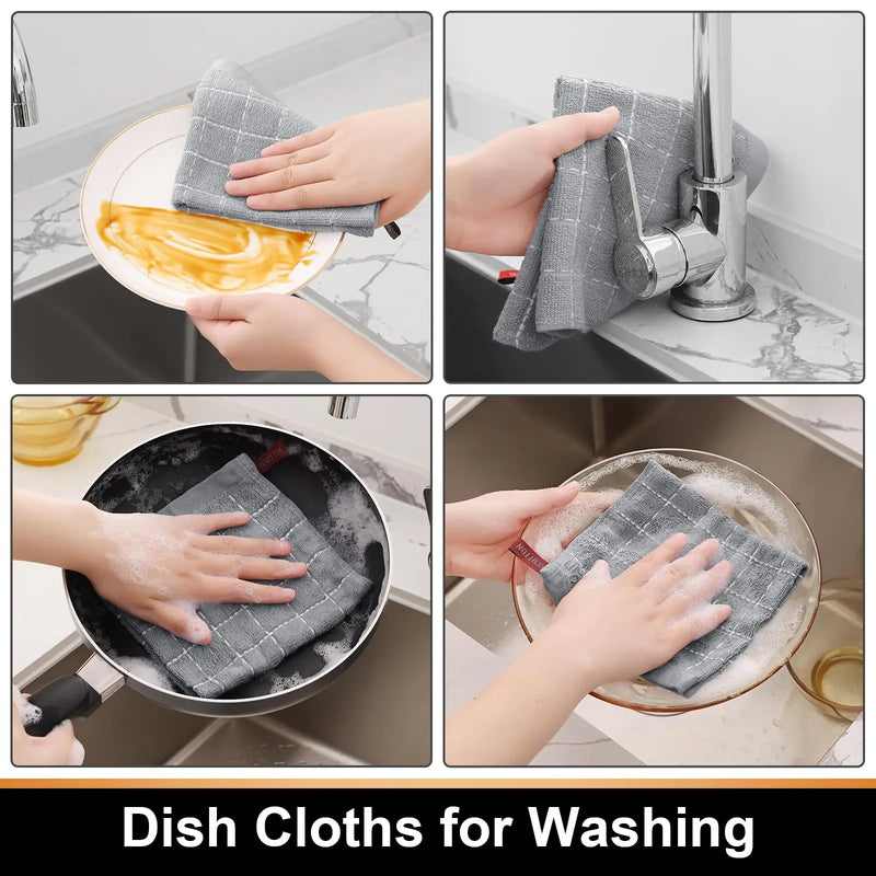 Axyaa Cotton Kitchen Towel Super Soft & Absorbent Cleaning Cloth
