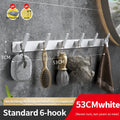 Axyaa Over-the-Door Hooks Storage Shelf - Bathroom Kitchen Wall Hanger Organizer