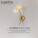 Axyaa Flower LED Wall Lamp - Modern Nordic Bedroom Reading Light