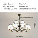 Axyaa Classical Trichromatic Chandelier for Home Lighting