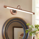 Axyaa Red Bronze LED Bathroom Light for Elegant Spaces