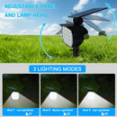 Axyaa Solar Spotlights: Adjustable 23LEDs Outdoor Landscape Lights