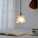 Axyaa Modern LED Pendant Lamps Copper Glass Light Fixtures E14 Nordic Style