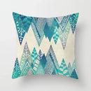 Axyaa Geometric Datura Bohemian Style Wreath Seat Pillow Cover