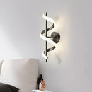 Axyaa Modern LED Wall Lamp White Gold Black Living Room Bedroom Lighting
