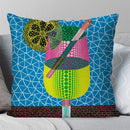 Axyaa Colorful Dots & Shapes Pattern Pillow Covers for Sofa, Bedroom, Car