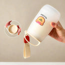 Axyaa Double Wall Water Bottle Cup with Rope Handle for Kids