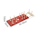 Axyaa Telescopic Dish Drying Rack: Adjustable, Space-Saving, Removable Drain Shelf