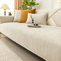 Axyaa Chenille Jacquard Sofa Cover, Non-Slip Couch Slipcover for All Seasons
