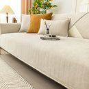 Axyaa Chenille Jacquard Sofa Cover, Non-Slip Couch Slipcover for All Seasons