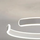 Axyaa Geometric Acrylic Aluminum Pendant Lamp with LED Lighting