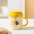 Cat Cartoon Ceramic Mug - Axyaa Original Fun Coffee Cup Beer Drinkware Breakfast Tea Gift