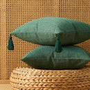 Axyaa Tassel Cushion Cover 45x45cm Light Luxury Sofa Pillow Case
