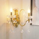 Axyaa Modern Crystal Wall Lamp for Bedroom and Living Room