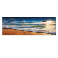 Axyaa Beach Sunset Canvas Wall Art for Aesthetic Living Room Decor