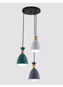Axyaa Nordic Macaron Dining Table Light: Modern & Simple Circular Lamp for Bar Counter