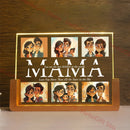 Axyaa Custom 3D Acrylic Lamp with Photo Text Night Light Gift