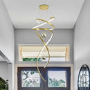 Axyaa Staircase Chandeliers Modern LED Pendant Light Lamps for Living Room