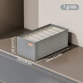 Axyaa Stackable Drawer Organizer Set for Clothes, Underwear, Socks, and Bras