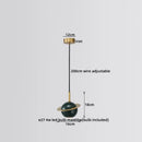 Axyaa Marble Copper LED Pendant Lamp Modern Hanging Lights Fixtures