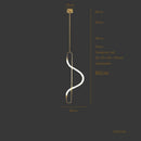 Axyaa Nordic Line LED Chandelier for Minimalist Home Decor