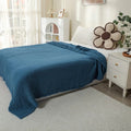 Axyaa 6-Layer Boho Cotton Muslin Throw Blanket - Lightweight & Breathable