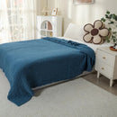 Axyaa 6-Layer Boho Cotton Muslin Throw Blanket - Lightweight & Breathable