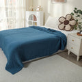 Axyaa 6-Layer Cotton Muslin Throw Blanket: Lightweight, Breathable Boho Sofa & Bed Summer Blanket