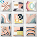 Axyaa Love Burst Flower Pillow Case for Home Sofa Chair Decor