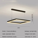Axyaa Modern Acrylic LED Chandelier, Minimalist Dimmable Pendant Light for Home, Restaurant, Bedroom