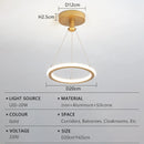 Axyaa LED Circular Ceiling Pendant Light for Home Decor