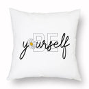 Axyaa Yellow Daisy Peach Skin Pillowcase