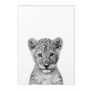 Nordic Kids Room Decor Art Print with HAKUNA MATATA Quotes by Axyaa