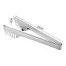 Axyaa Stainless Steel Kitchen Tongs: Color Comb Meal Clip for Non Stick Cookware