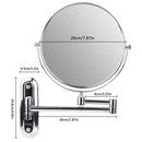 Axyaa 10X Magnifying Double Sided Wall Mounted Makeup Mirror