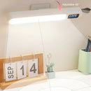 Axyaa LED Desk Clock Lamp: Rotatable Night Light for Bedroom Reading