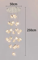 Axyaa Modern Indoor LED Chandeliers for Living Room Lighting