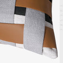 Axyaa Modern Hotel Bedroom Square Pillow Orange Black Sofa Living Room Winery Pillow