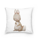 Easter Bunny Polyester Throw Pillow for Home Decor Sofa by Axyaa