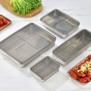 Axyaa Stainless Steel Food Preservation Container for Kitchen Refrigerator Storage