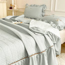 Axyaa Solid Color Bedding Set - Minimalist Style, Skin-Friendly, All-Season Comfort